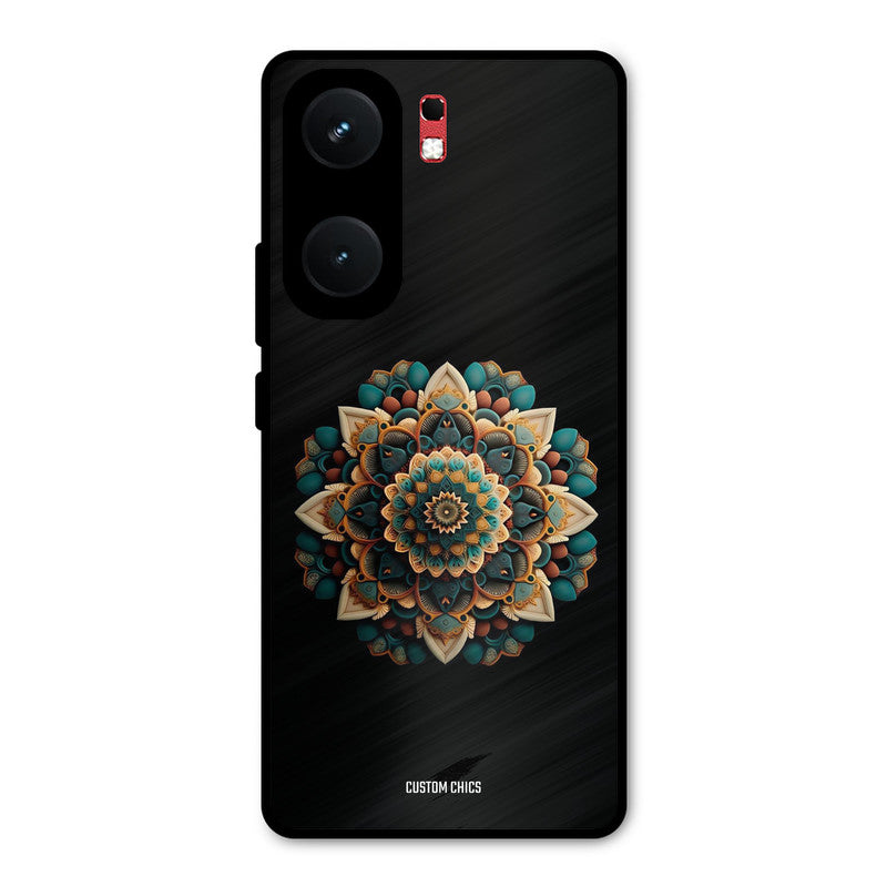 3d Mandala Art iQOO Neo 9 Pro Mobile Back Cover - Aesthetic PrintShield Case