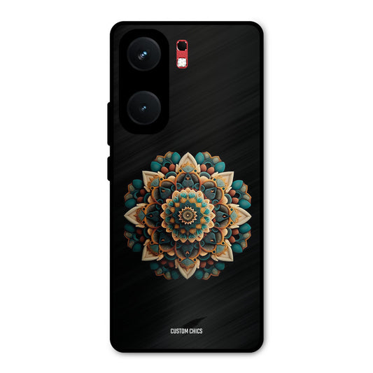 3d Mandala Art iQOO Neo 9 Pro Mobile Back Cover - Aesthetic PrintShield Case