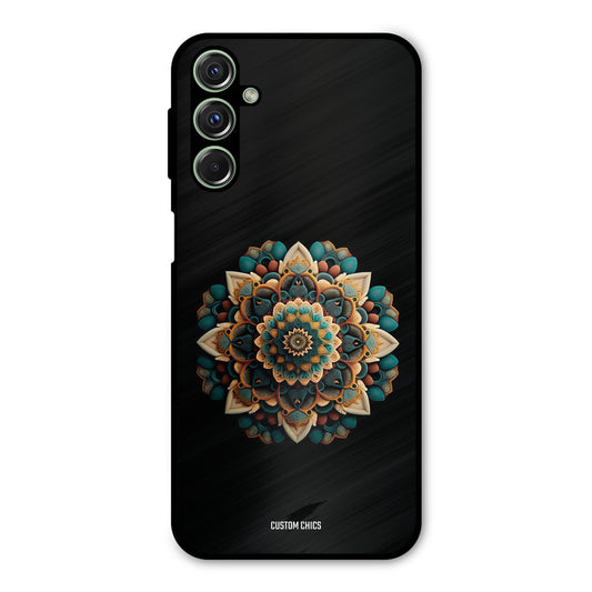 3d Mandala Art Samsung Galaxy M34 Mobile Back Cover - Aesthetic PrintShield Case
