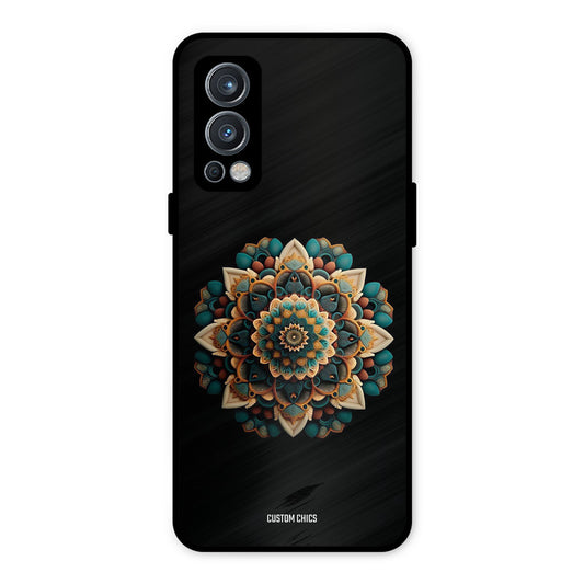 3d Mandala Art OnePlus Nord 2 5G Mobile Back Cover - Aesthetic PrintShield Case
