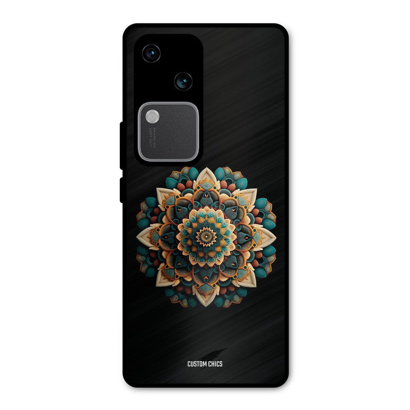 3d Mandala Art Vivo V30 Mobile Back Cover - Aesthetic PrintShield Case