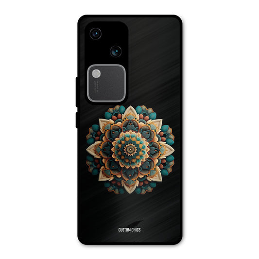 3d Mandala Art Vivo V30 Mobile Back Cover - Aesthetic PrintShield Case