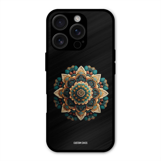 3d Mandala Art iPhone 16 Pro Max Mobile Back Cover - Aesthetic PrintShield Case