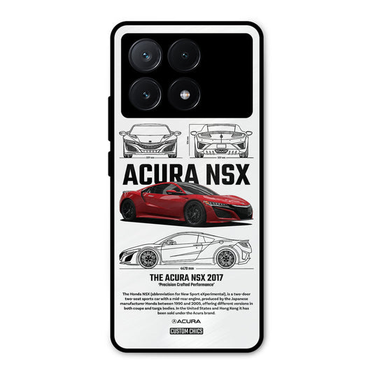 Acura NSX Poco X6 Pro Mobile Back Cover - Car&Bike PrintShield Case