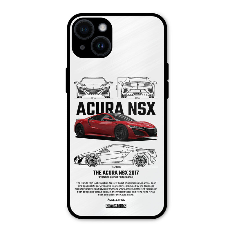 Acura NSX iPhone 14 Plus Mobile Back Cover - Car&Bike PrintShield Case