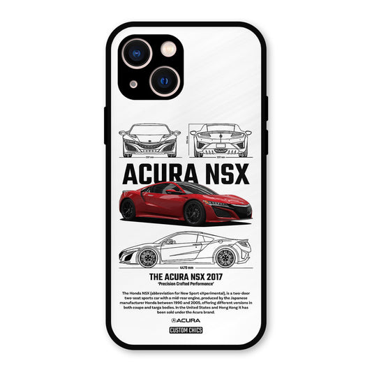 Acura NSX iPhone 13 Mobile Back Cover - Car&Bike PrintShield Case
