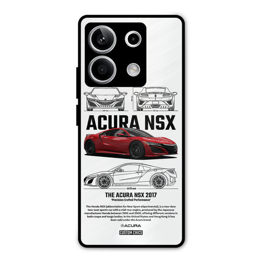 Acura NSX Redmi Note 13 5G Mobile Back Cover - Car&Bike PrintShield Case