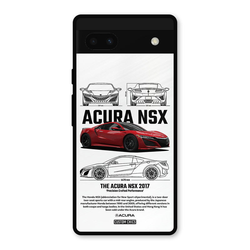 Acura NSX Google Pixel 6a Mobile Back Cover - Car&Bike PrintShield Case