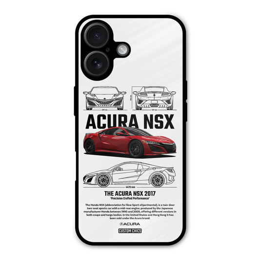 Acura NSX iPhone 16 Plus Mobile Back Cover - Car&Bike PrintShield Case
