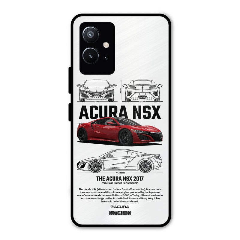 Acura NSX Vivo Y75 5G Mobile Back Cover - Car&Bike PrintShield Case