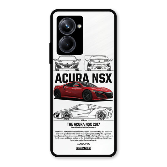 Acura NSX Realme 10 Pro Mobile Back Cover - Car&Bike PrintShield Case