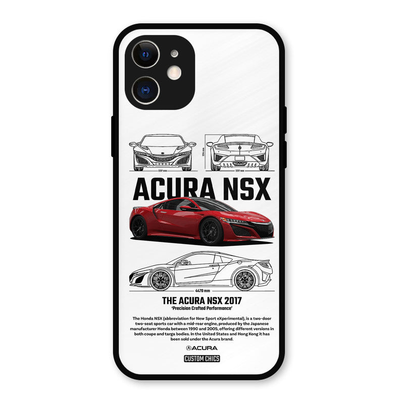 Acura NSX iPhone 12 Mobile Back Cover - Car&Bike PrintShield Case