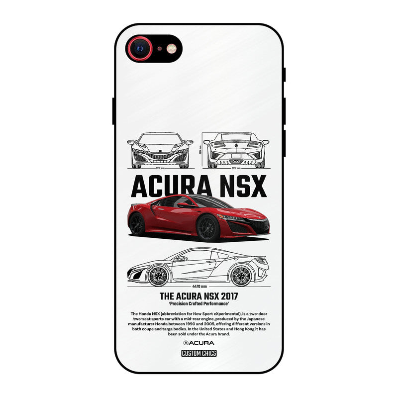 Acura NSX iPhone SE 2020 Mobile Back Cover - Car&Bike PrintShield Case