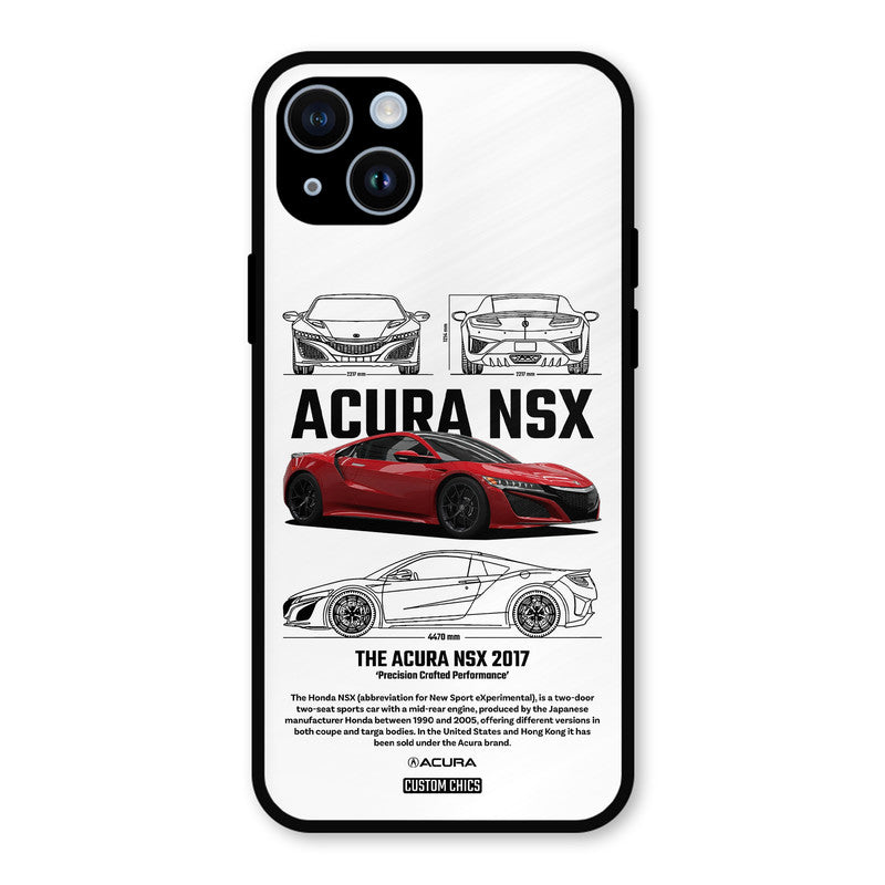 Acura NSX iPhone 14 Mobile Back Cover - Car&Bike PrintShield Case