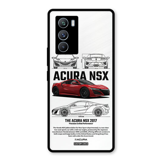 Acura NSX iQOO 9SE Mobile Back Cover - Car&Bike PrintShield Case