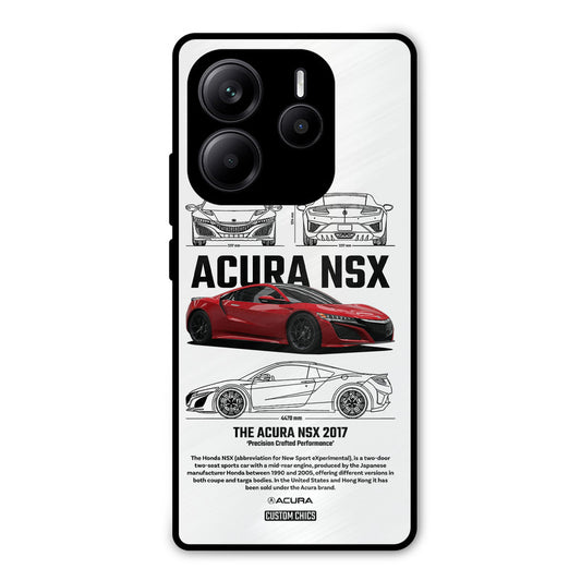 Acura NSX Redmi Note 14 Mobile Back Cover - Car&Bike PrintShield Case