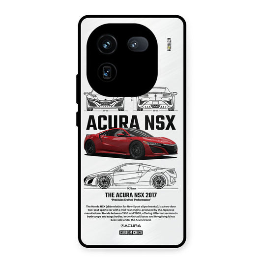 Acura NSX iQOO 12 Mobile Back Cover - Car&Bike PrintShield Case