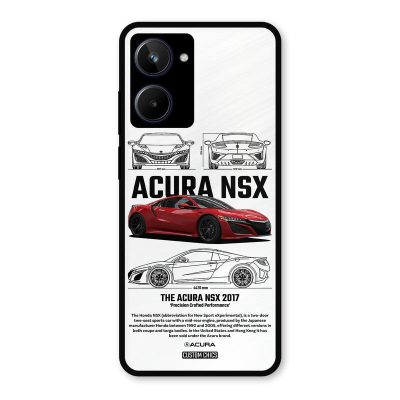 Acura NSX Realme 10 Mobile Back Cover - Car&Bike PrintShield Case