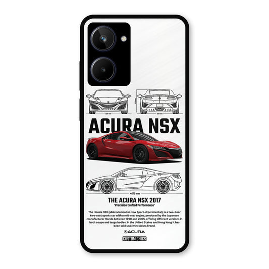 Acura NSX Realme 10 Mobile Back Cover - Car&Bike PrintShield Case