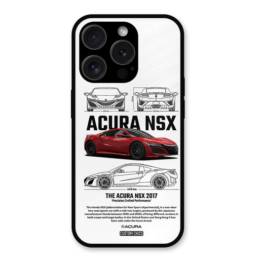 Acura NSX iPhone 15 Pro Mobile Back Cover - Car&Bike PrintShield Case