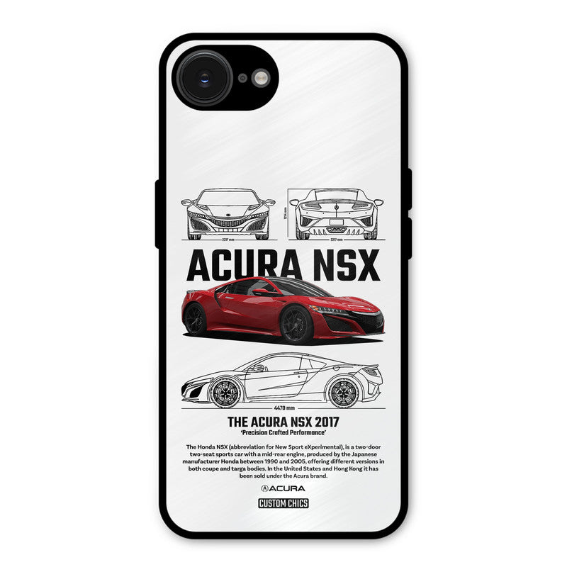 Acura NSX iPhone 16e Mobile Back Cover - Car&Bike PrintShield Case