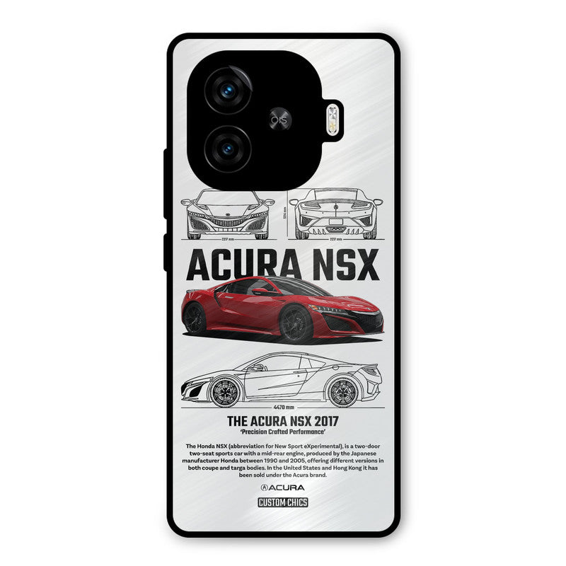 Acura NSX iQoo Z9 Turbo Mobile Back Cover - Car&Bike PrintShield Case