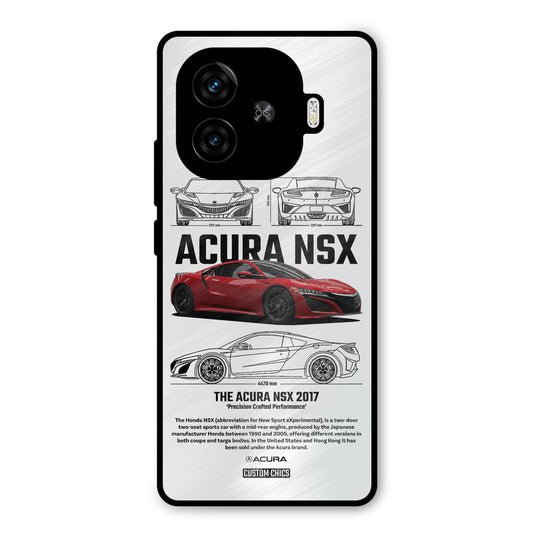 Acura NSX iQoo Z9 Turbo Mobile Back Cover - Car&Bike PrintShield Case