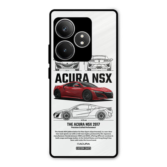 Acura NSX Realme GT 6T Mobile Back Cover - Car&Bike PrintShield Case