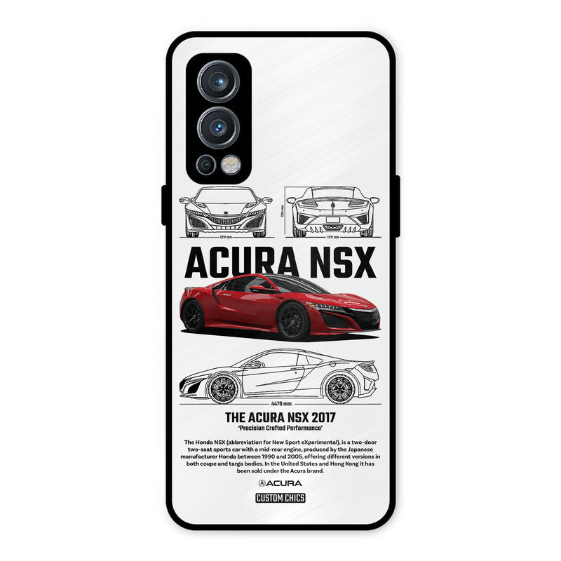 Acura NSX OnePlus Nord 2 5G Mobile Back Cover - Car&Bike PrintShield Case