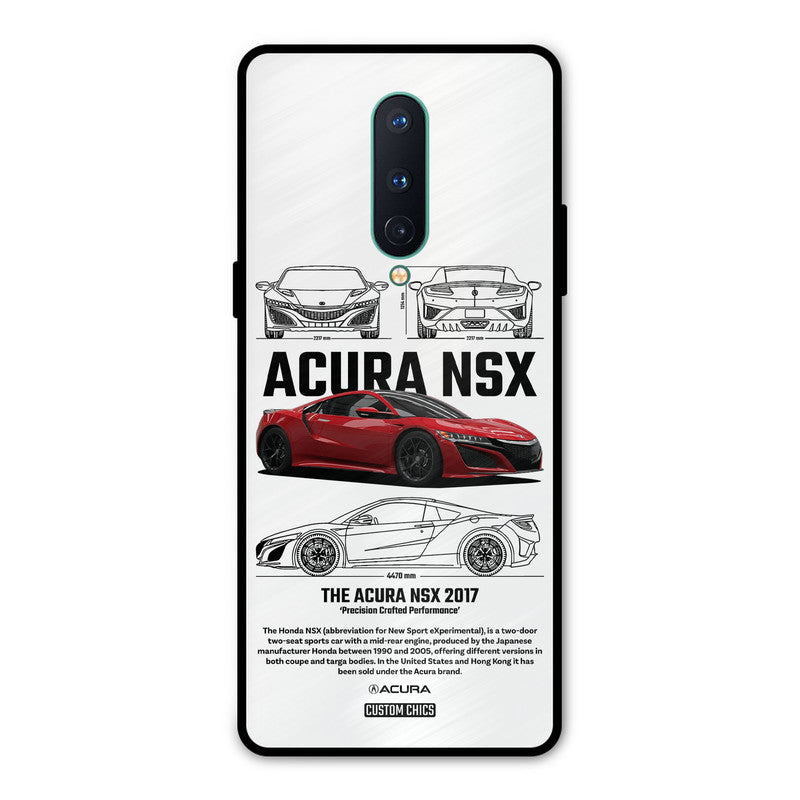 Acura NSX Oneplus 8 Mobile Back Cover - Car&Bike PrintShield Case