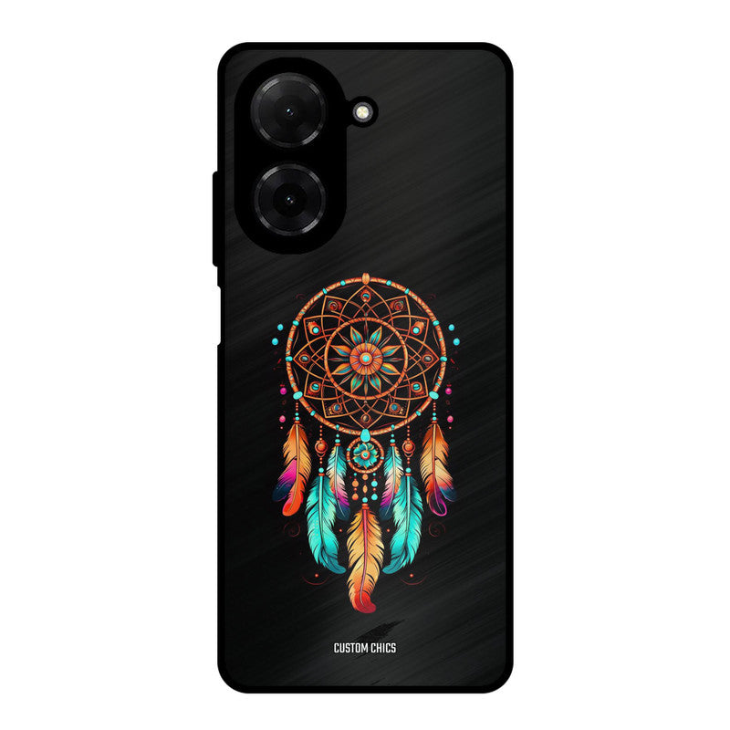 Aesthetic Dream Catcher Poco C71 Mobile Back Cover - Aesthetic PrintShield Case
