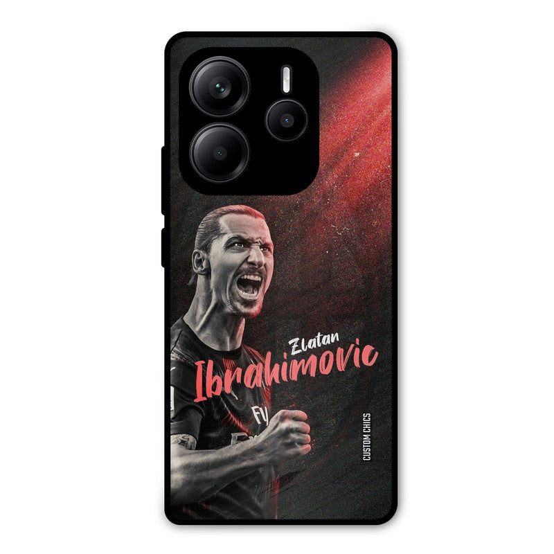 Agressive Ibrahimovic Redmi Note 14 Mobile Back Cover - Sports PrintShield Case