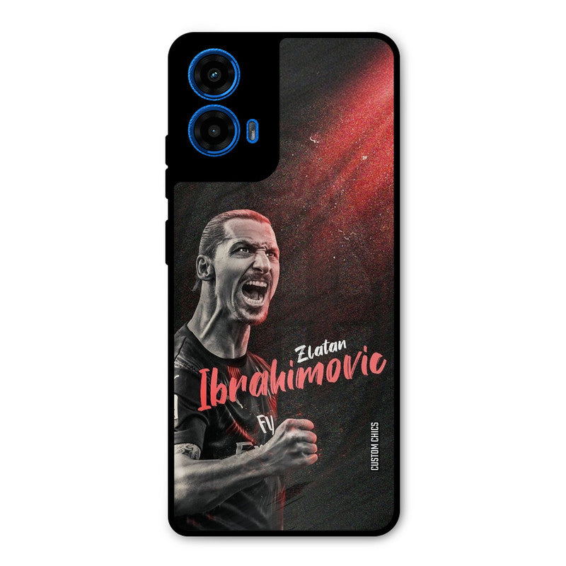 Agressive Ibrahimovic Moto G45 Mobile Back Cover - Sports PrintShield Case