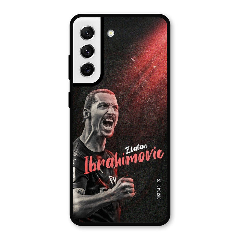 Agressive Ibrahimovic Samsung Galaxy S21 FE 5G Mobile Back Cover - Sports PrintShield Case