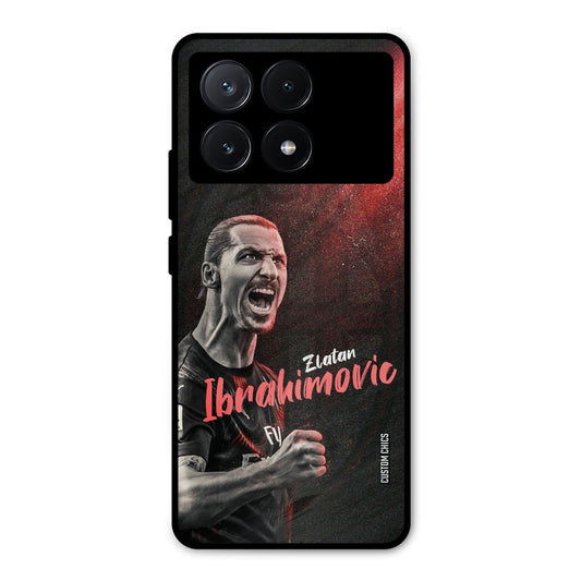 Agressive Ibrahimovic Poco X6 Pro Mobile Back Cover - Sports PrintShield Case