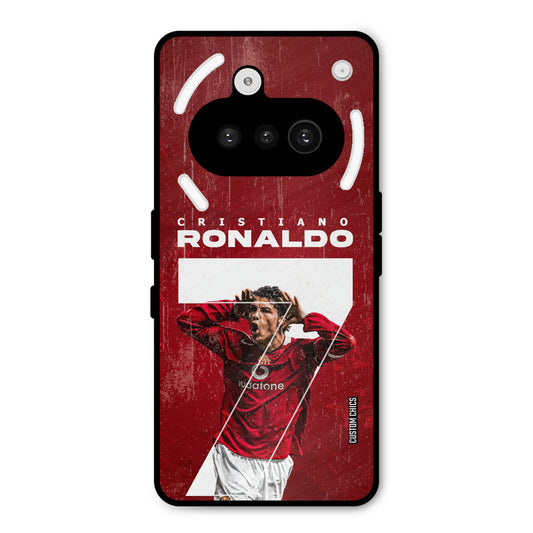 Agressive Ronaldo Nothing Phone 3A Mobile Back Cover - Sports PrintShield Case