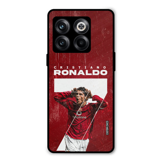 Agressive Ronaldo Oneplus 10T Mobile Back Cover - Sports PrintShield Case