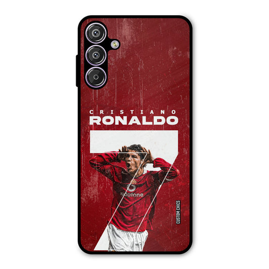 Agressive Ronaldo Samsung Galaxy M15 Mobile Back Cover - Sports PrintShield Case