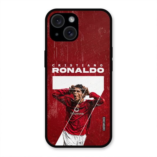 Agressive Ronaldo  iPhone 15 Plus Mobile Back Cover - Sports PrintShield Case