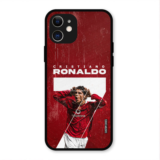 Agressive Ronaldo  iPhone 12 Mobile Back Cover - Sports PrintShield Case