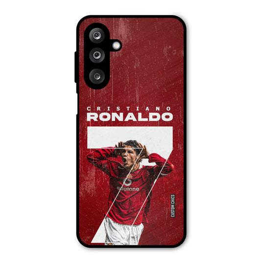 Agressive Ronaldo Samsung Galaxy M36 Mobile Back Cover - Sports PrintShield Case