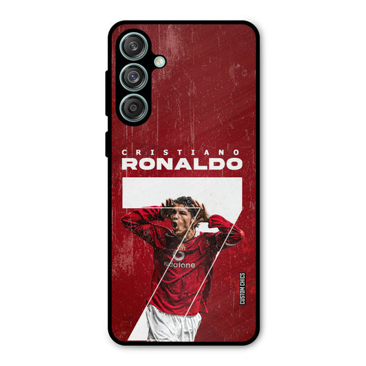 Agressive Ronaldo Samsung Galaxy M55 5G Mobile Back Cover - Sports PrintShield Case