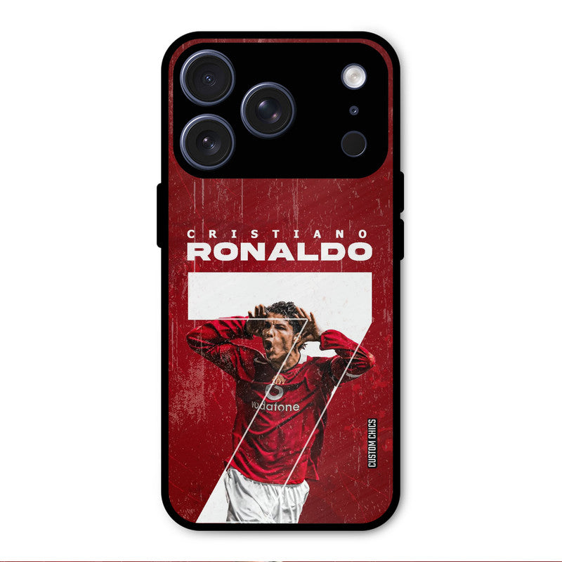 Agressive Ronaldo iPhone 17 Pro Max Mobile Back Cover - Sports PrintShield Case