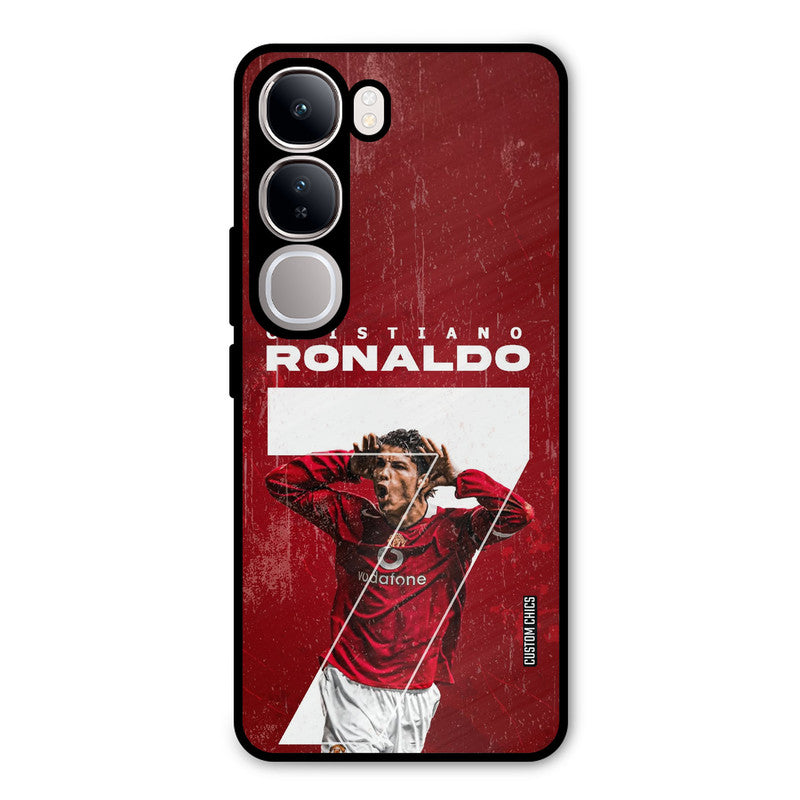 Agressive Ronaldo Vivo Y300 Mobile Back Cover - Sports PrintShield Case