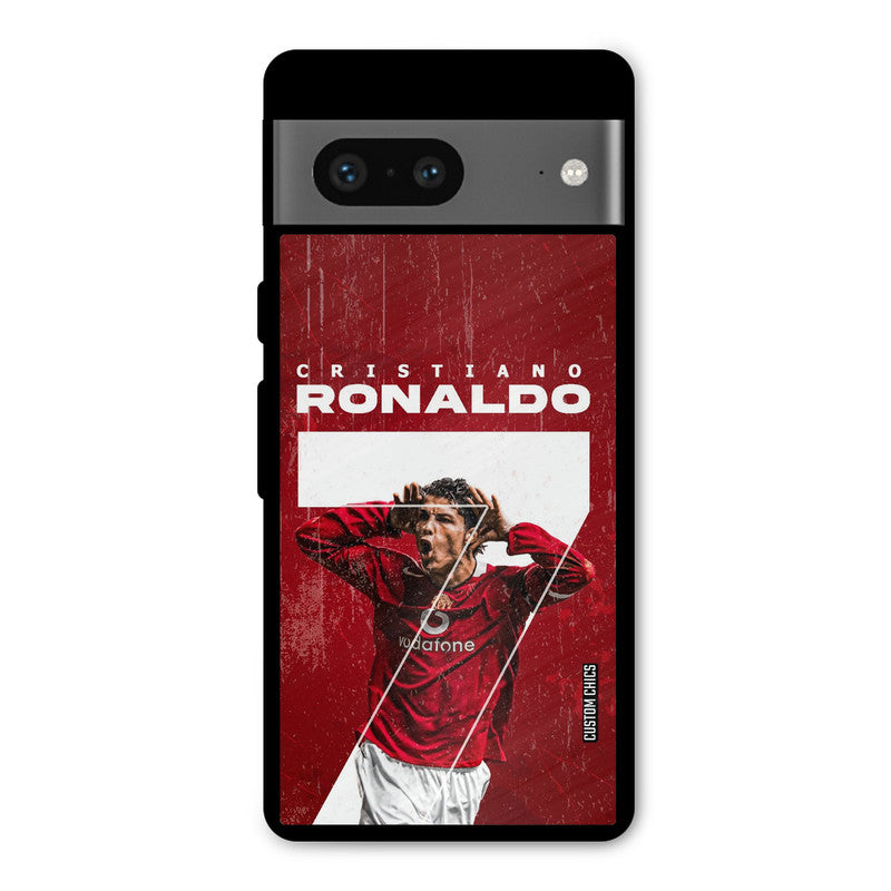Agressive Ronaldo Google Pixel 7 Mobile Back Cover - Sports PrintShield Case