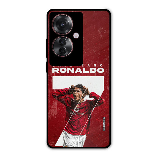 Agressive Ronaldo Oppo F25 Pro Mobile Back Cover - Sports PrintShield Case
