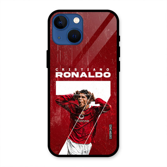 Agressive Ronaldo iPhone 13 Mini Mobile Back Cover - Sports PrintShield Case