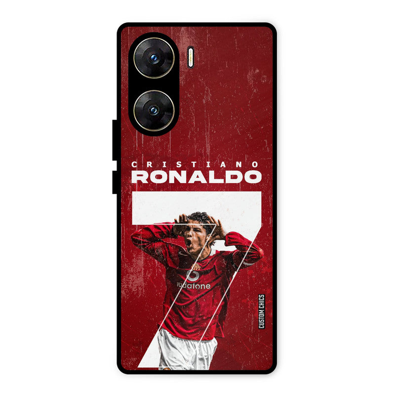 Agressive Ronaldo Vivo V29e Mobile Back Cover - Sports PrintShield Case