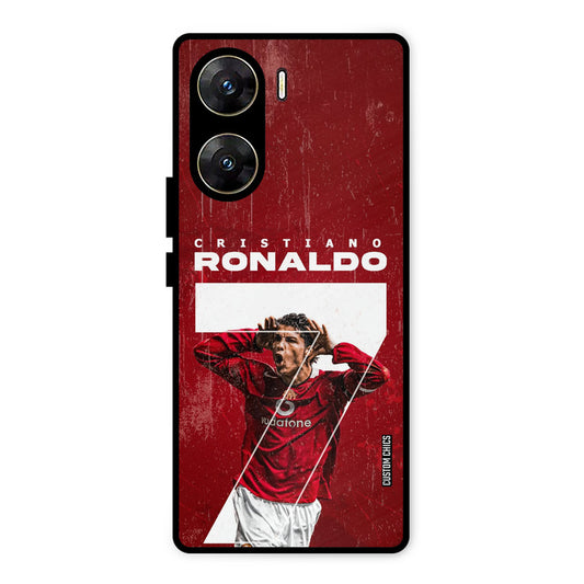 Agressive Ronaldo Vivo V29e Mobile Back Cover - Sports PrintShield Case