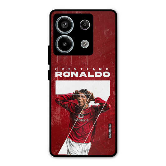 Agressive Ronaldo Redmi Note 13 Pro 5G Mobile Back Cover - Sports PrintShield Case